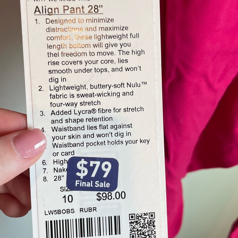 Nwt align pants - Picture 3 of 3